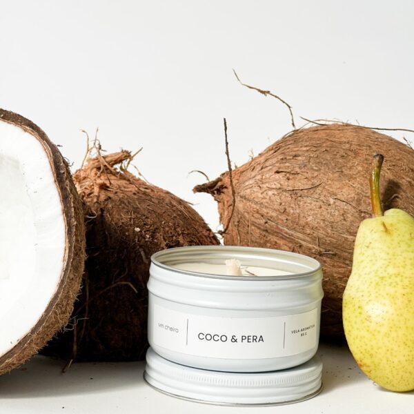 Vela coco e pera 85g